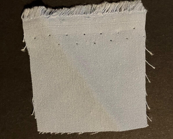Cotton twill (later self-dyed)