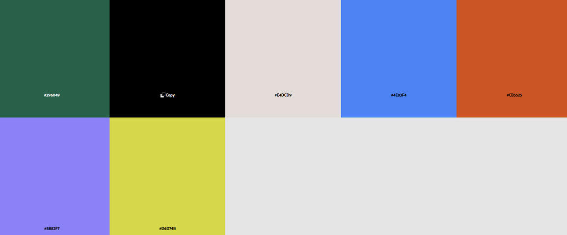Color palette